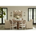 thumbnail image 2 of Winslett Collection Five-Light Matte Black Clear Seeded Glass Coastal Chandelier Light, 2 of 5