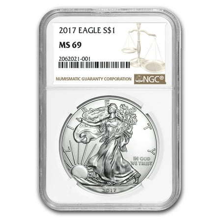 2017 Silver American Eagle MS-69 NGC