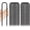 Black-U-HOOK, variant on Rebar-Stakes-12-Inch, Ground Stakes Heavy Duty J-Hook Galvanized Anti-Rust Heavy Duty Ground Anchors for Garden Dog Fence Chicken Coop Christmas Decorations Deer Fence 10pcs