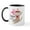 White/Black Inside, variant on CafePress - Breast Cancer Chemo Sock Monkey Mug - 11 oz Ceramic Mug - Novelty Coffee Tea Cup