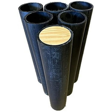 6 inch HDPE DR21 Mortar Tube (1), Black