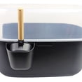 thumbnail image 3 of Litter Box w/ Bamboo Top Black, 3 of 4