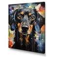 thumbnail image 2 of Designart "Delightful Dachshund II" Animals Dog Wall Decor, 2 of 7