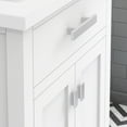 thumbnail image 6 of Water Creation Myra 24" Solid Hardwood Single Bathroom Vanity in White/Chrome, 6 of 8
