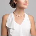 thumbnail image 3 of 14K Gold 6.5-7.0mm AAA Quality Round White Freshwater Cultured Pearl Necklace for Women in 20 Matinee Length, 3 of 5