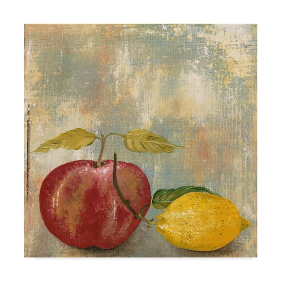 Trademark Fine Art 'Fruit Apple Lemon' Canvas Art by Gigi Begin