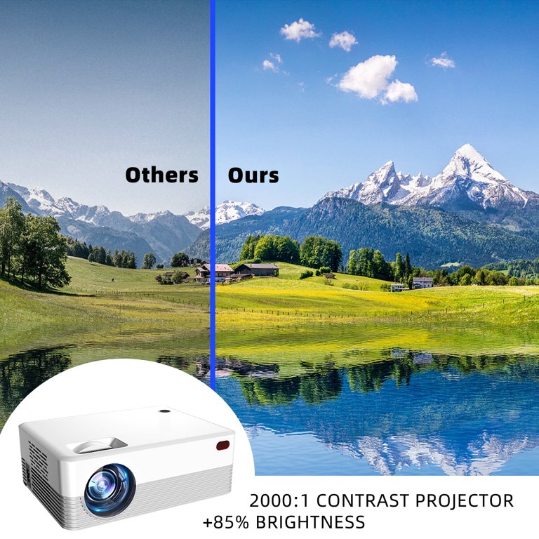 5G WIFI Bluetooth Projector, Native 1080P Projector with 12000LM Full HD,  Upgraded Display Technology support 4k, Portable Outdoor & Indoor Home