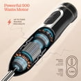 thumbnail image 5 of Potente batidora de inmersión, batidora de mano eléctrica de 500 vatios con modo turbo, base desmontable. Batidora de mano para sopa, batidos, puré, comida para bebés, cuchillas de acero inoxidable 30, 5 of 5