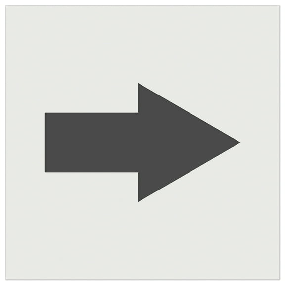 Arrow Solid DIY Cookie Wall Craft Stencil - 5.5 Inch