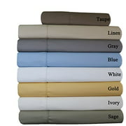 Royal and Deluxe Cotton Blend 650 Thread Count Sheet Sets. Luxurious Wrinkle Free, and Easy Care Durable linens. Deep Pockets, 4 Pieces California King Size Sheet Set, Sage