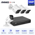 thumbnail image 1 of ANNKE H.265+ 5MP Lite Ultra HD 8CH DVR CCTV Security System 4pcs Outdoor 5MP EXIR Night Vision Camera Video Surveillance Kit Without HDD, 1 of 9