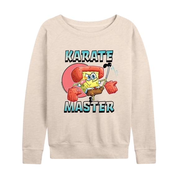 SpongeBob SquarePants - Karate Master - Women's Lightweight French Terry Long Sleeve Shirt
