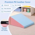 thumbnail image 6 of Laicejoy 2-Piece Step and Slide Climber for Infants and Toddlers, Toddler Soft Play Set for Crawling and Climbing, Baby Soft Foam Structure Blocks for Indoor Active Play, 6 of 8