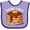 Lavender and Purple, variant on Inktastic Short Stack Cute Pancake Breakfast Boys or Girls Baby Bib
