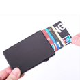 thumbnail image 5 of Anti-theft aluminum single box smart wallet slim rfid fashion clutch pop-up push button card holder name card case bank card bag, 5 of 6