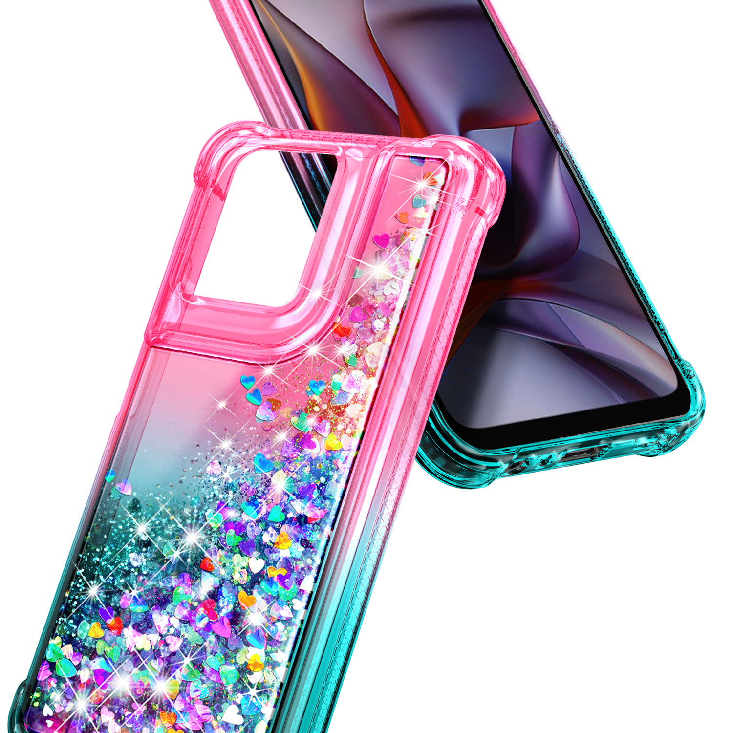 NGB Supremacy Moto G 2025 Glitter Case Pink photo 2