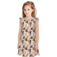 thumbnail image 1 of Vsdgher Mignonnes Chemises de Nuit pour Filles Manches Courtes à Volants Robe de Nuit Pyjama pour Fête Pyjama-Grand, 1 of 6