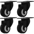 thumbnail image 1 of Base giratoria de goma Caster Wheels con placa superior y cojinete 2.5, 1 of 9