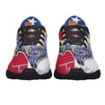 thumbnail image 5 of Texas Bluebonnets Stte Of Texas Shoes Sneakers Black Size 9, 5 of 7