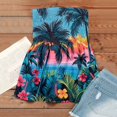 thumbnail image 5 of Asymmetrical Top for Lady Trendy Minimalist Short Shirt Cute Floral Print Summer Tube Tops for Women, 5 of 5