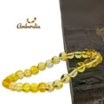 thumbnail image 2 of Amberalia Elastic Baltic Amber adult bracelet, GIA Certificated Amber, for natural remedies and pain relief Polish Lemon 8”, 2 of 10