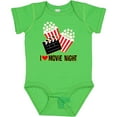 thumbnail image 3 of Inktastic I Love Movie Night Boys or Girls Baby Bodysuit, 3 of 5