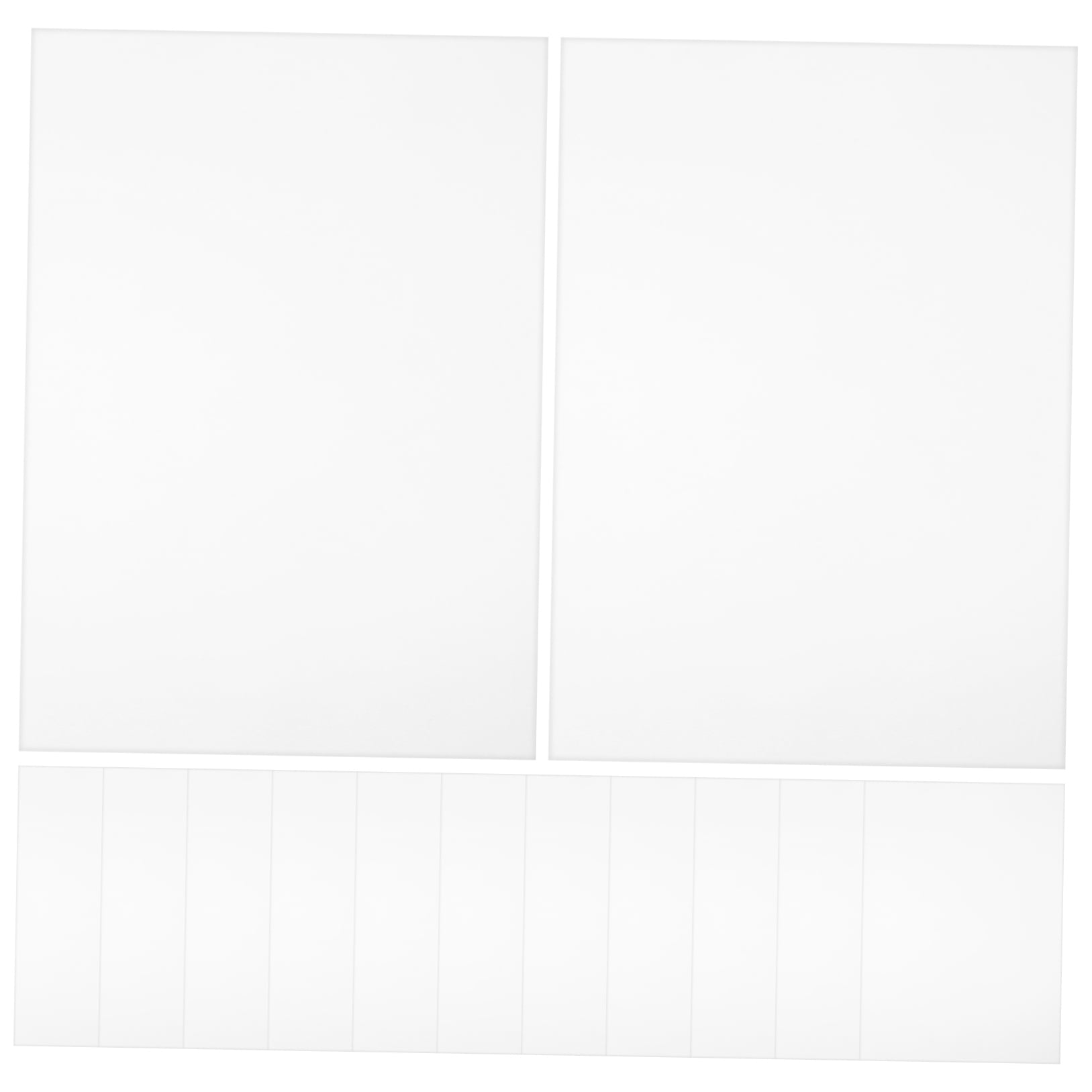 OUNONA 50Pcs Lightweight A3 White Cardstock for Paper Crafting and Handmade Art Materials