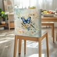 thumbnail image 3 of Xoenoiee Horse Sunflower Butterfly Print Chair Back Covers for Dining Chairs, Washable Removable Chair Slipcover Back Chairs Protector for Wedding Shower Party Ceremony Hotel, 1 Pack, 3 of 7
