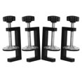 thumbnail image 1 of unbranded 4Ud Clips Para Muebles De Exterior Negros Para Sujeción Firme Y Distribución Uniforme De Presión, 1 of 6