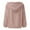Pink, variant on Yuncity Linen Clothes For Women Versatile Comfy Hooded Cardigan With Buttons Latest Arrival Casual Loose Fit Long Sleeves Solid Colors M-2Xl