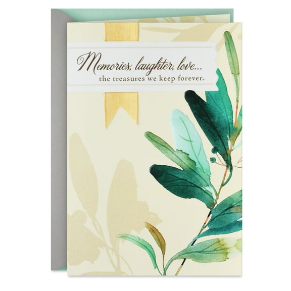 Hallmark Sympathy Card (Memories, Laughter, Love)