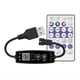 thumbnail image 3 of Controlador LED WS2811 WS2812B con Bluetooth, Control Remoto de Música de 28 Teclas para Tiras de Luz RGB Direccionables Individuales, USB de 5 V, 3 of 5