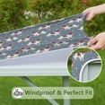 thumbnail image 6 of King Charles Cavalier Square Fitted Tablecloth with Elastic Edge,Square Table Cover,Washable Elastic Table Cover for Home Kitchen Party Decor 34"x34", 6 of 6