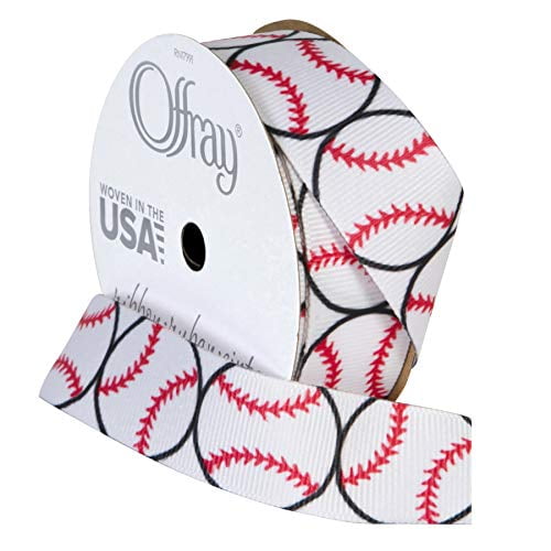 Morex Ribbon Baseball Ribbon, Nine Yards, Assorted, 4201p3-099
