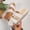 #0215-White, variant on Xucatan Women's Espadrille Platform Slides, Faux Suede Thick Sole Sandals with Whipstitch Trim, Woven Jute Rope Casual Slippers, Versatile Summer Beach Footwear Gift