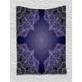thumbnail image 1 of Purple Mandala Tapestry, Oriental Lacework Mandala with Abstract Floral Motifs, Wall Hanging for Bedroom Living Room Dorm Decor, 60W X 80L Inches, Purple Grey Indigo and Pale Mauve, by Ambesonne, 1 of 2