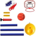 thumbnail image 4 of Basketball Hoop for Kids Toddler, Stand Adjustable Height 2.26-3.48 ft Mini Indoors Outdoors Basketball Goal Toy Game Play Sport with Ball and Pump for Boys and Girls Cyfie, 4 of 11