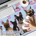 thumbnail image 2 of Long Mouse Pads for Desk,French Bulldogs Desk Mats on Top Of Desks, Desk Mouse Pad Extra Large with 3mm Non-Slip Base and Stitched Edge for Gaming,Office,Work,Home 47.3"x23.6", 2 of 6
