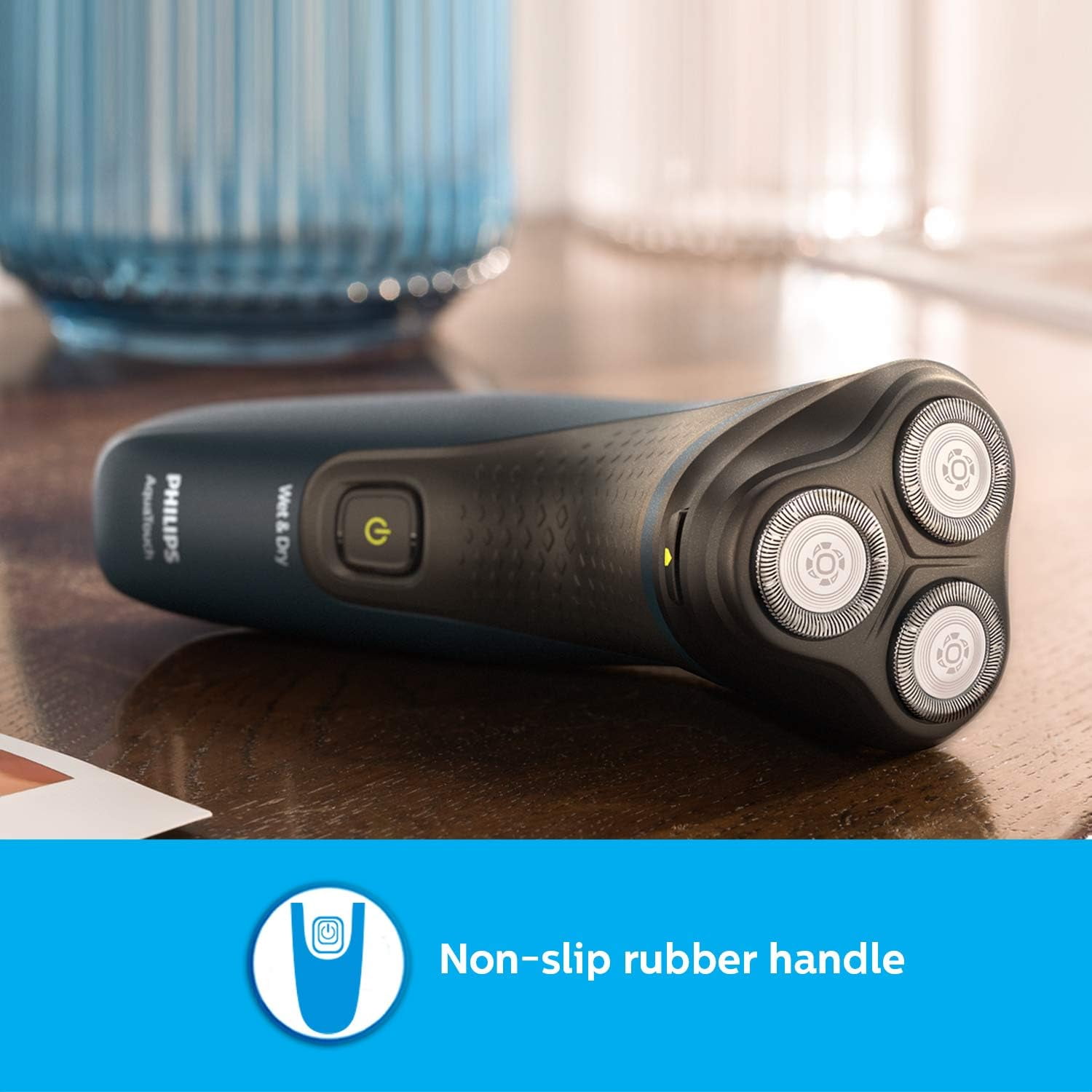 Philips Cordless Electric Shaver, 3D Pivot & Flex Heads, 27 Comfort Cut Blades, up to 40 Min of Shaving