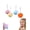 4PCS, variant on 12-Pack Silicone Lollipop Ice Cream Molds, DIY Spherical Popsicle Maker for Kids, Reusable Round Ice Pop Molds for Juice & Yogurt, Mixed Colors