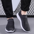 thumbnail image 6 of Men's Knit Sock Shoes S𝗅ip on Casual Sneakers Comfortable Soft Sole Sport Shoes Breathable Gym Workout Shoes Laceless Walking Tennis Shoes for Summer and Autumn, 6 of 9