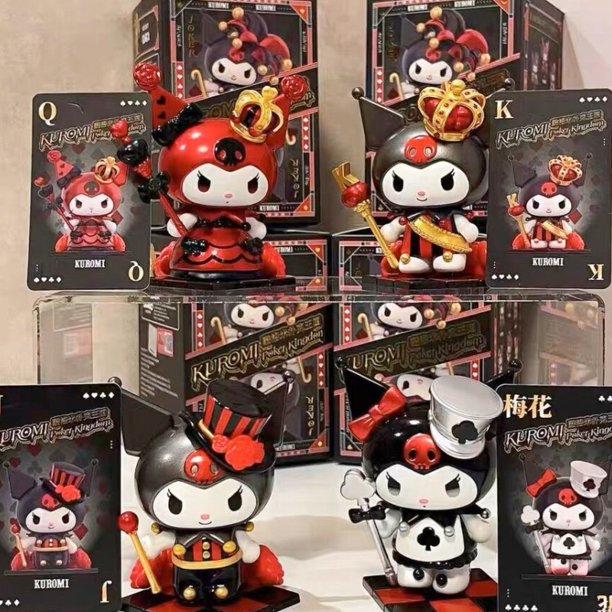Toptoy Kuromi Figure Poker Kingdom Sanrio Genuine Mystery Box Cute