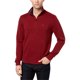 thumbnail image 1 of Tommy Hilfiger - Suéter con cremallera de un cuarto para hombre, color rojo, XX-Large, 1 of 1