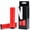 Red, variant on Mosiee Aluminum Alloy Single Side Lock Mtb Bike Handlebar Grips Anti Slip Shock Red
