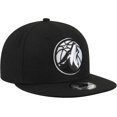 thumbnail image 3 of New Era NBA 9FIFTY Black White Adjustable Snapback Hat Cap One Size Fits All, 3 of 8
