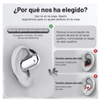 thumbnail image 4 of Auriculares Inalámbricos Con Clip Bluetooth 5.4, Diseño De Conducción Ósea Belug, Negro, 4 of 5