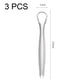thumbnail image 2 of Raspador de lengua de paquete de 3, limpiador de lengua de acero inoxidable, reduce el mal aliento Raspadores de lengua de metal Vhermosa CPB-CJZ1877-1, 2 of 5