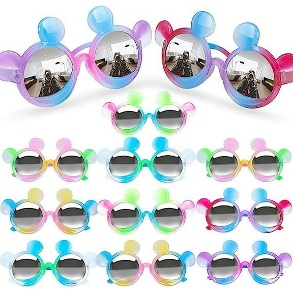 foci cozi Sunglasses for Kids, 12PCS Toddler Sunglasses Age 2-4 3-5 6-8 Boys,Kids Sunglasses Party Favor(Boy Mouse)