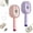 Purple+Pink, variant on Electric Spray Air Cushion Massage Comb, 2026 Enhanced Fog & Longer, Steam Hair Brush, Rechargeable Hair Straightener for Women Travel Home (White) (K)