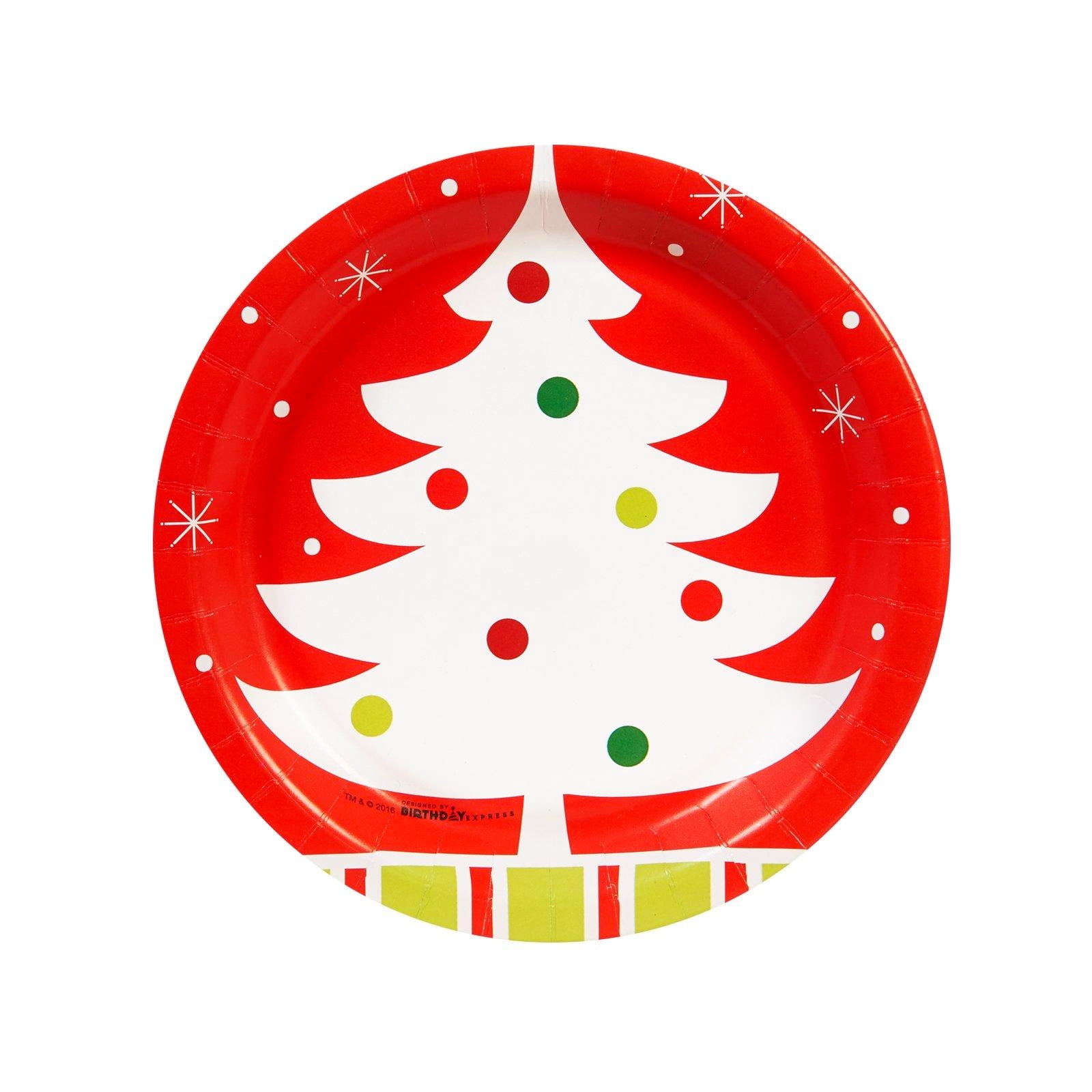 Reindeer Christmas Party 7" Dessert Plates